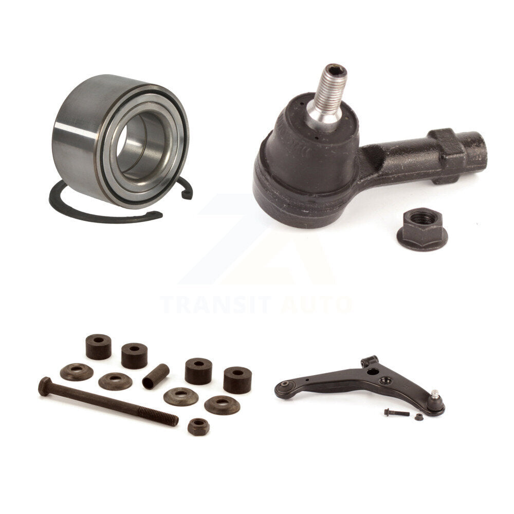 Bearing Lower Control Arm with Ball Joint Outer Tie Rod Link Front Right Kit For