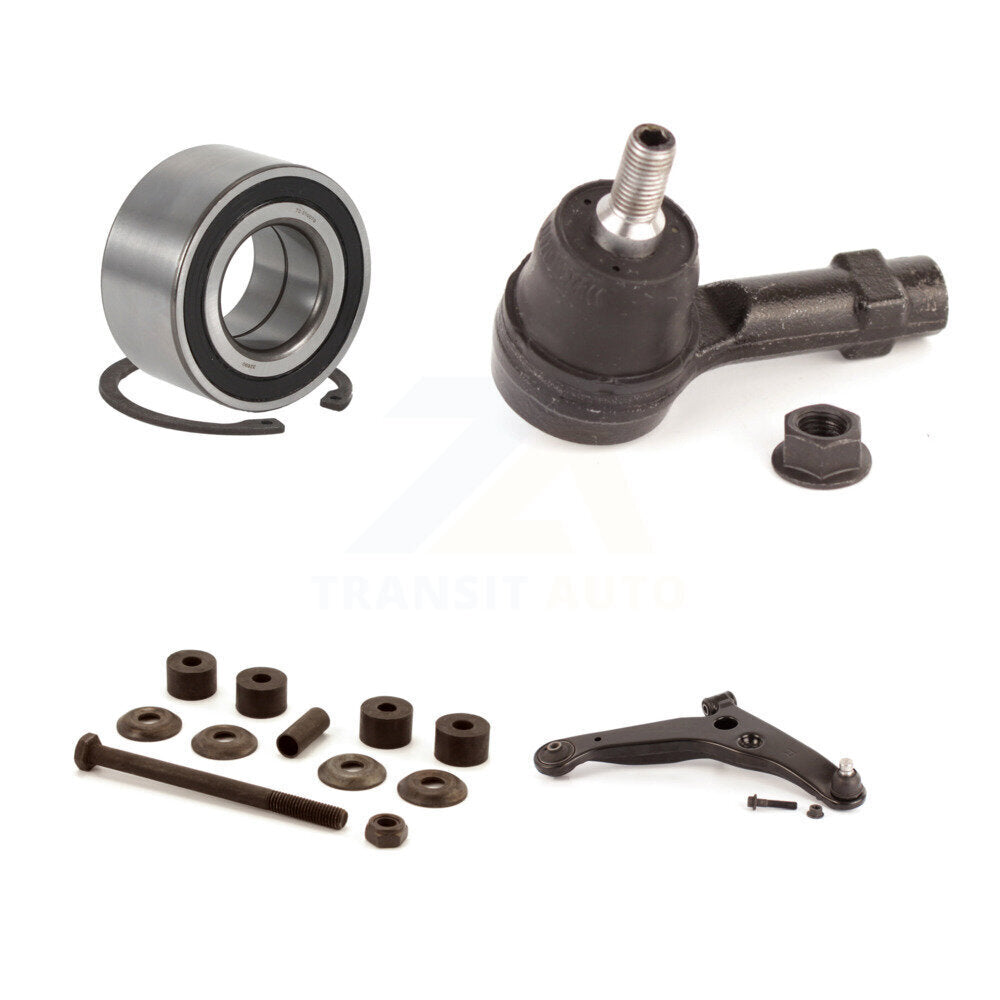 Bearing Lower Control Arm with Ball Joint Outer Tie Rod Link Front Right Kit For