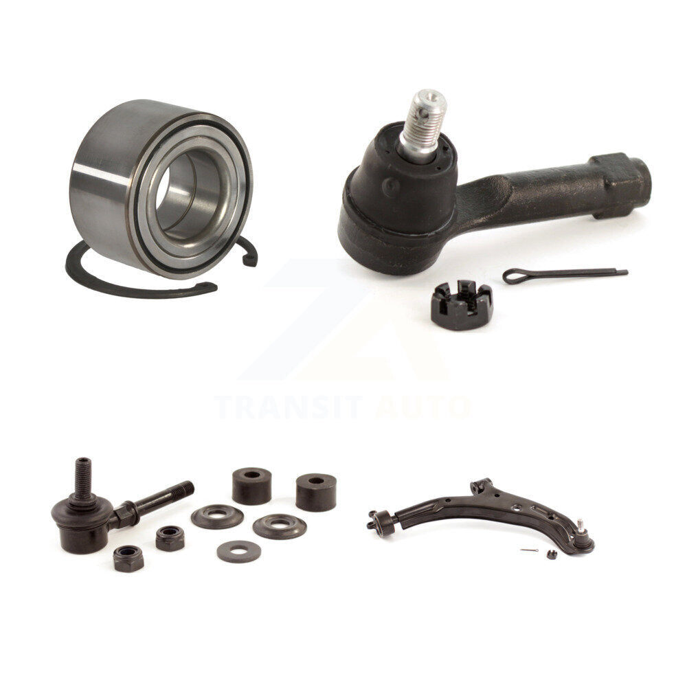 Bearing Lower Control Arm Outer Tie Rod & Link Front Right Kit For Nissan Sentra