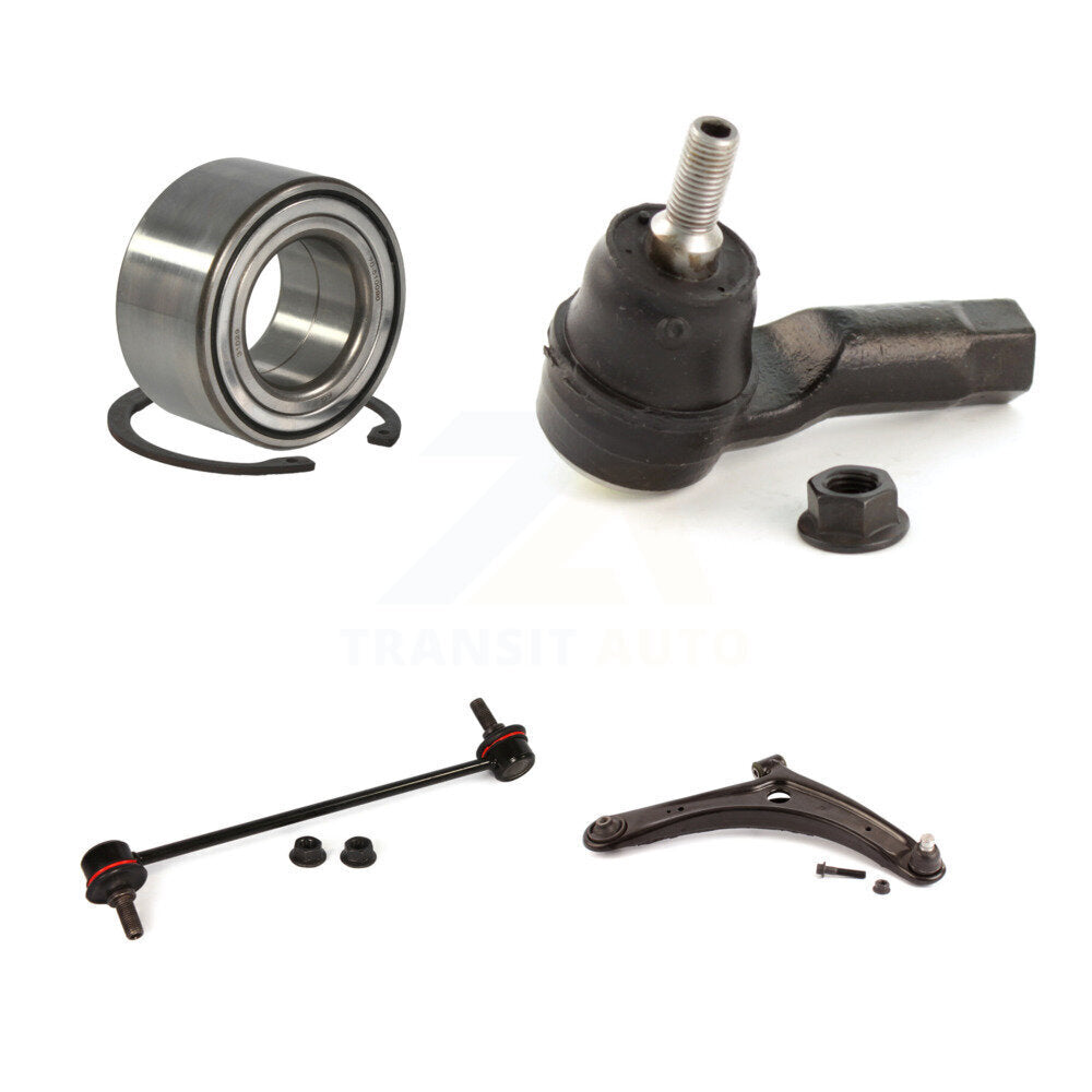 Bearing Lower Arm Outer Tie Rod & Link Front Right Kit For Mitsubishi Outlander