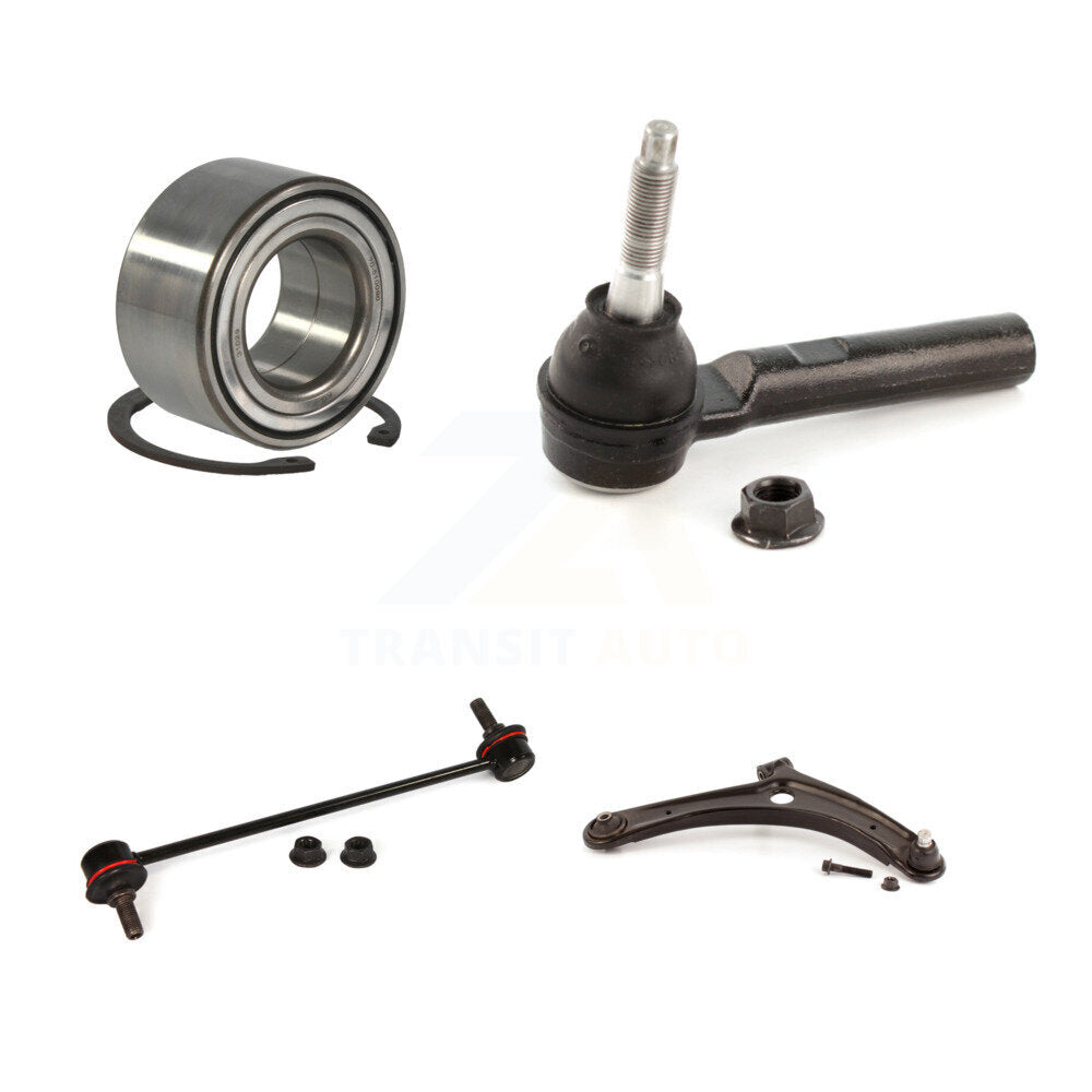 Bearing Lower Arm Outer Tie Rod & Link Front Right Kit For Jeep Patriot Compass