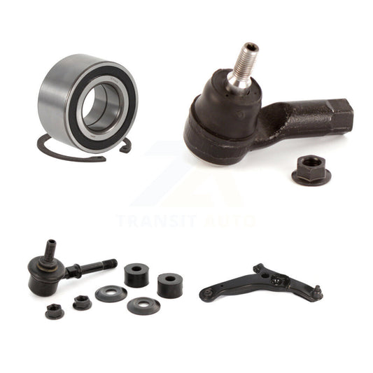 Bearing Lower Arm Outer Tie Rod & Link Front Right Kit For Mitsubishi Outlander