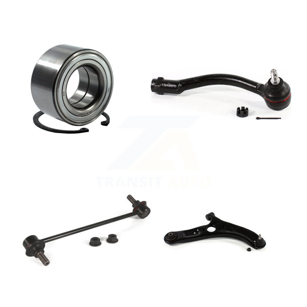 Bearing Lower Arm Outer Tie Rod & Link Front Right Kit For Kia Forte Forte5 Koup