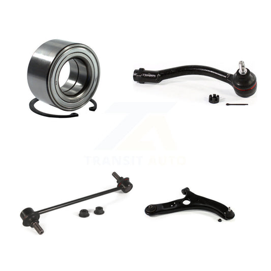 Bearing Lower Arm Outer Tie Rod & Link Front Right Kit For Kia Forte Forte5 Koup