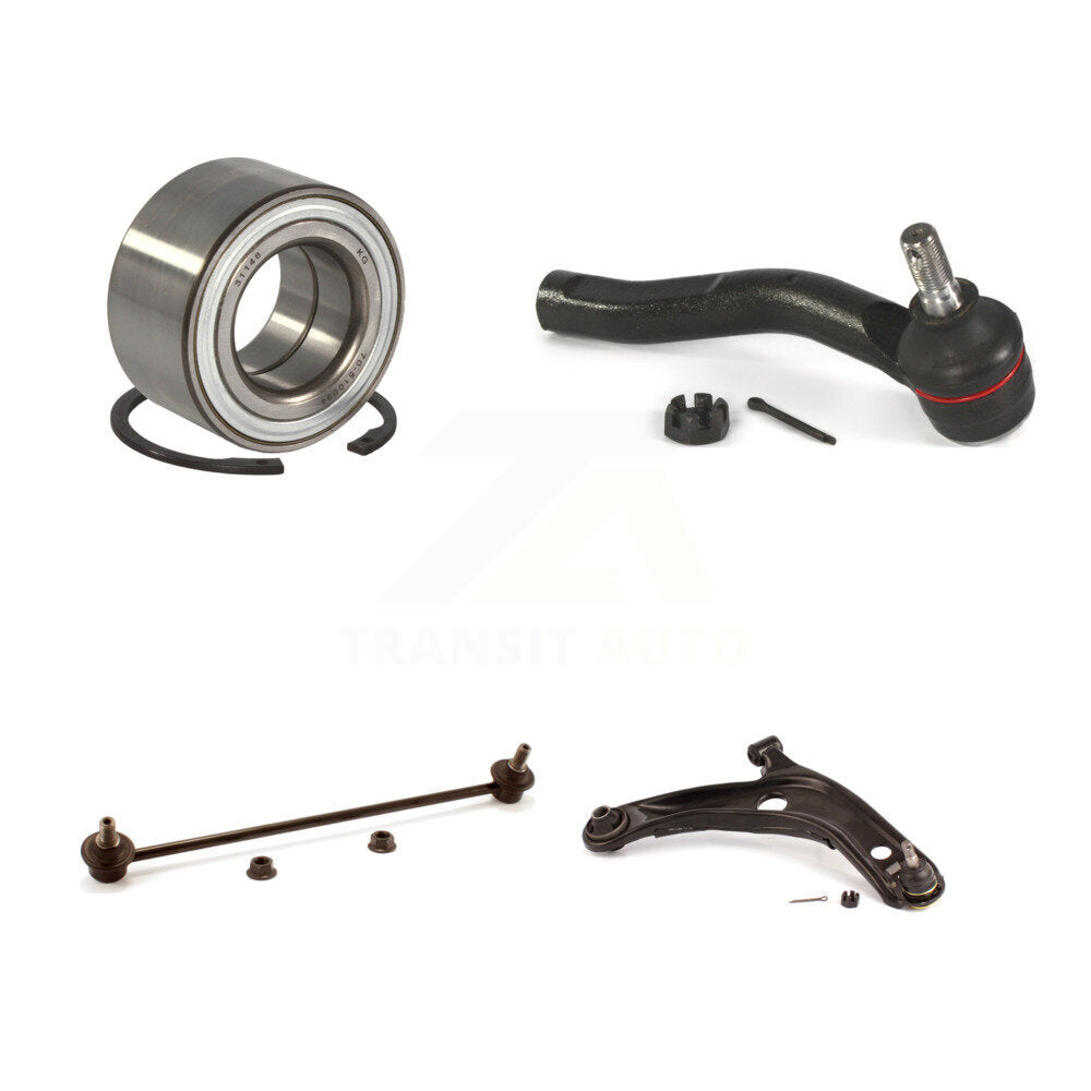 Bearing Lower Arm Outer Tie Rod & Link Front Right Kit For Toyota Yaris Prius C