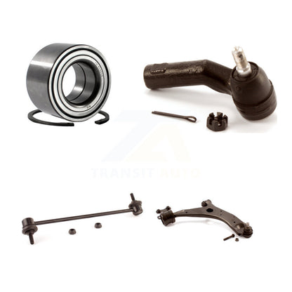 Bearing Lower Control Arm with BJ Outer Tie Rod Link Front Right Kit For Mazda 3