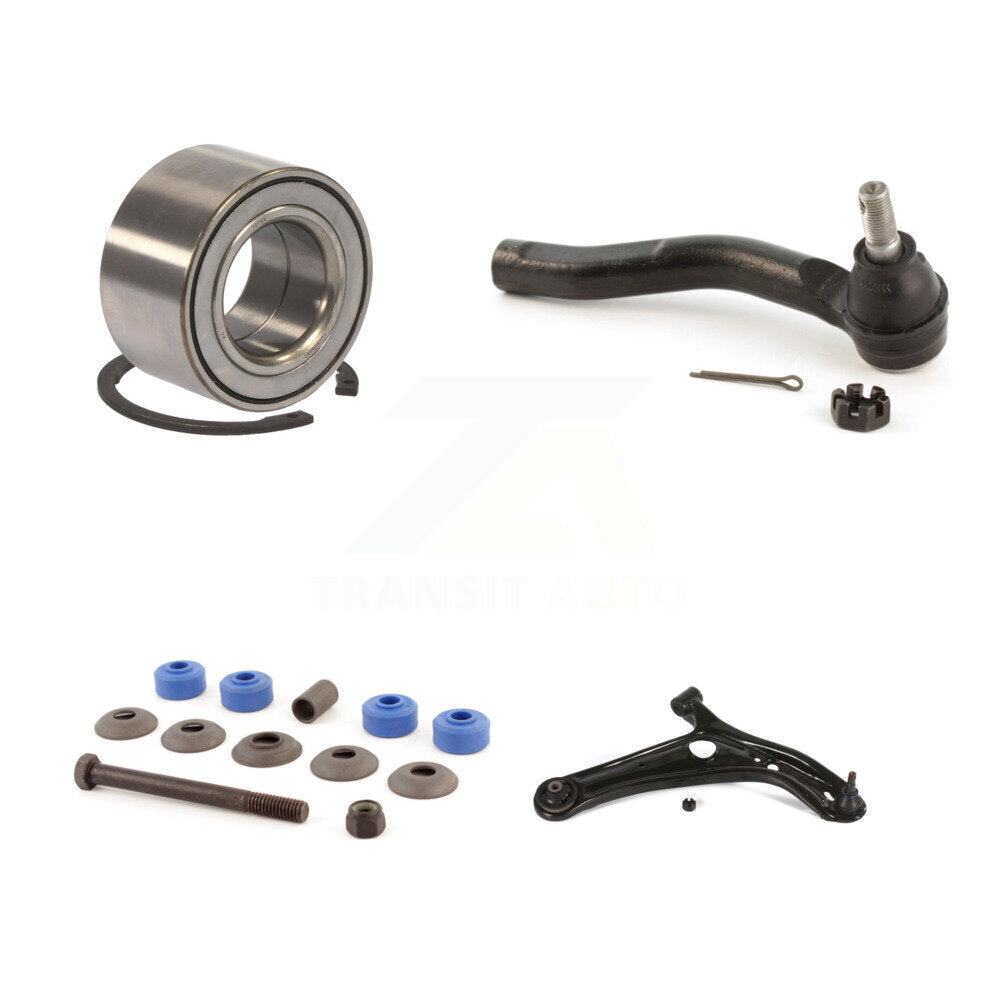Bearing Lower Arm Outer Tie Rod & Link Front Right Kit For 2000-2002 Toyota Echo