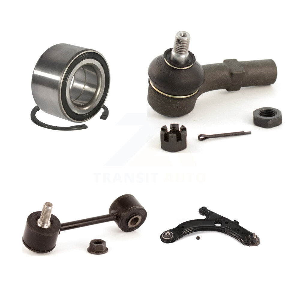 Bearing Lower Control Arm Outer Tie Rod Link Front Right Kit For Volkswagen Golf