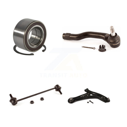 Wheel Bearing Lower Arm Outer Tie Rod Link Front Right Kit For 2011-2014 Mazda 2