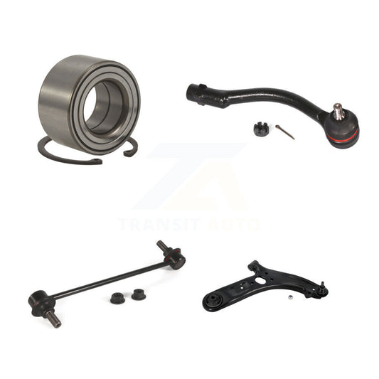 Bearing Lower Arm Outer Tie Rod & Link Front Right Kit For 12-17 Hyundai Accent