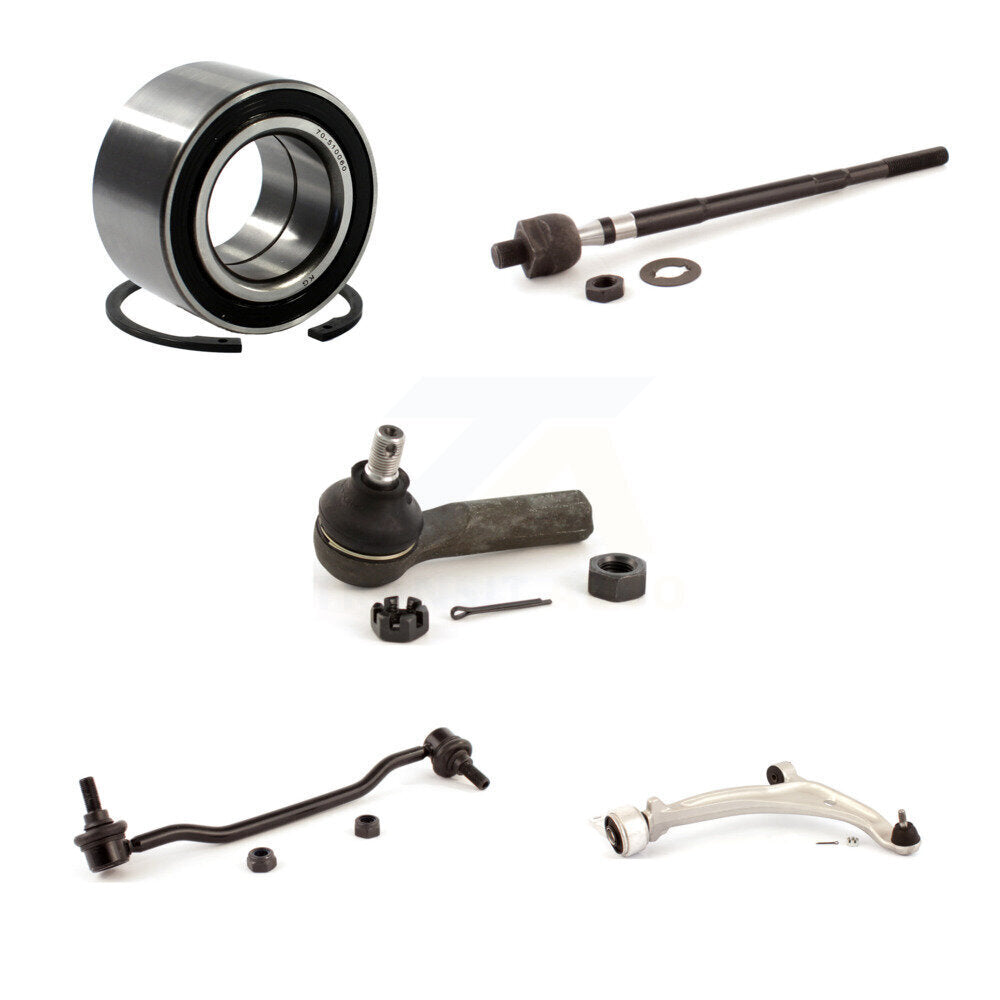 Bearing Lower Arm Tie Rod Link Front Right Kit (5Pc) For 2005-2006 Nissan Altima