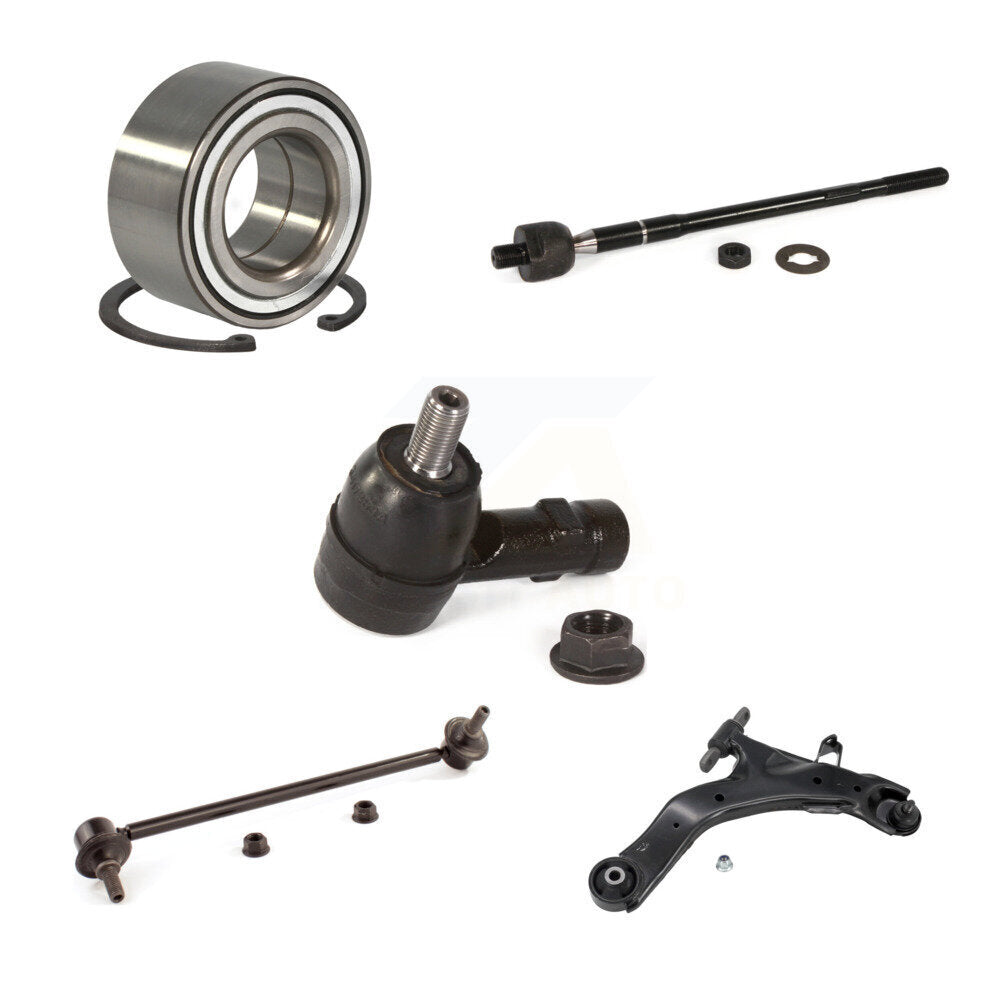 Bearing Lower Control Arm Tie Rod Link Front Right Kit (5Pc) For Hyundai Tiburon