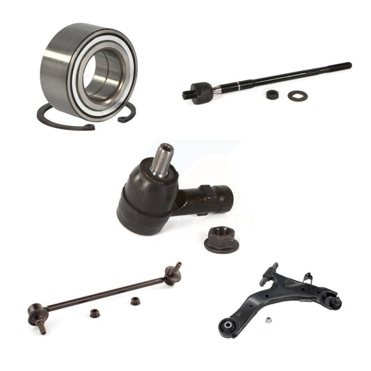 Bearing Lower Control Arm Tie Rod Link Front Right Kit (5Pc) For Hyundai Tiburon