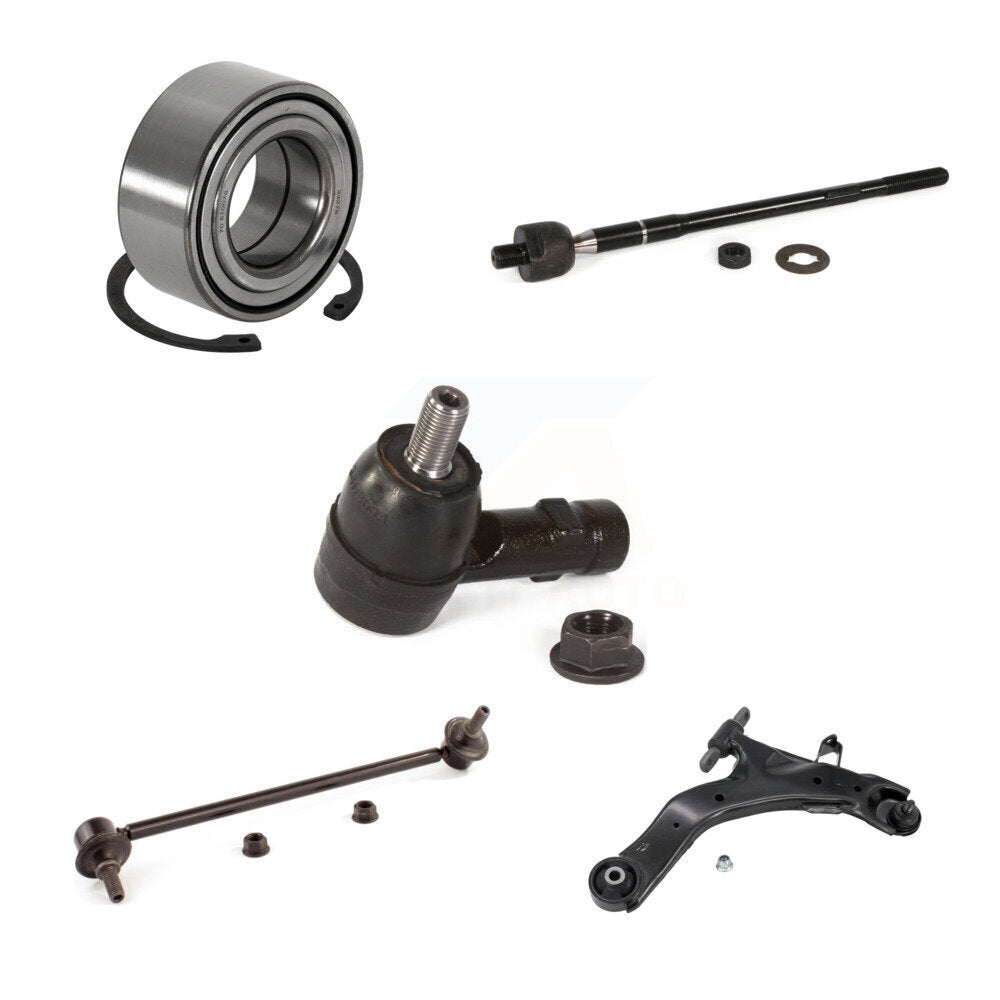Bearing Lower Control Arm Tie Rod Link Front Right Kit (5Pc) For Hyundai Tiburon