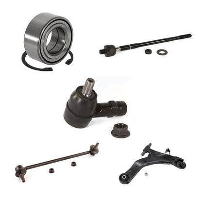Bearing Lower Control Arm Tie Rod Link Front Right Kit (5Pc) For Hyundai Tiburon