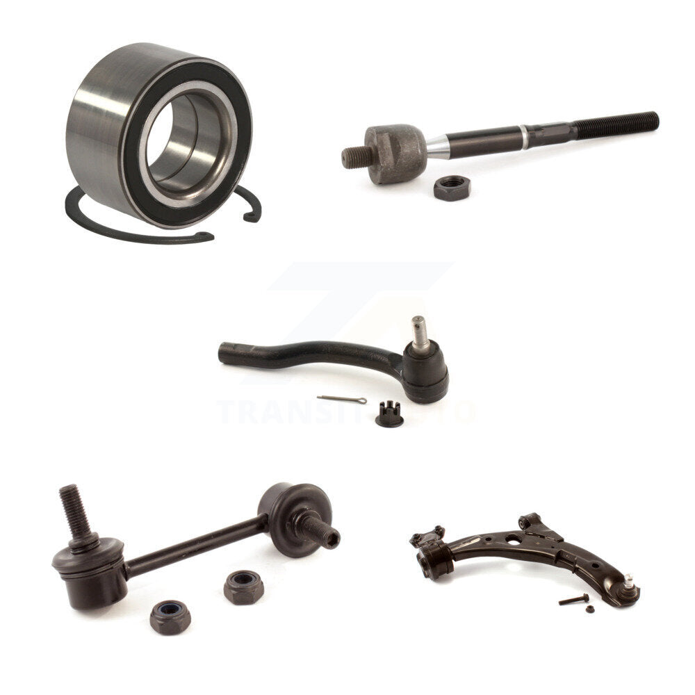 Bearing Lower Control Arm Tie Rod End Link Front Right Kit (5Pc) For Mazda CX-7