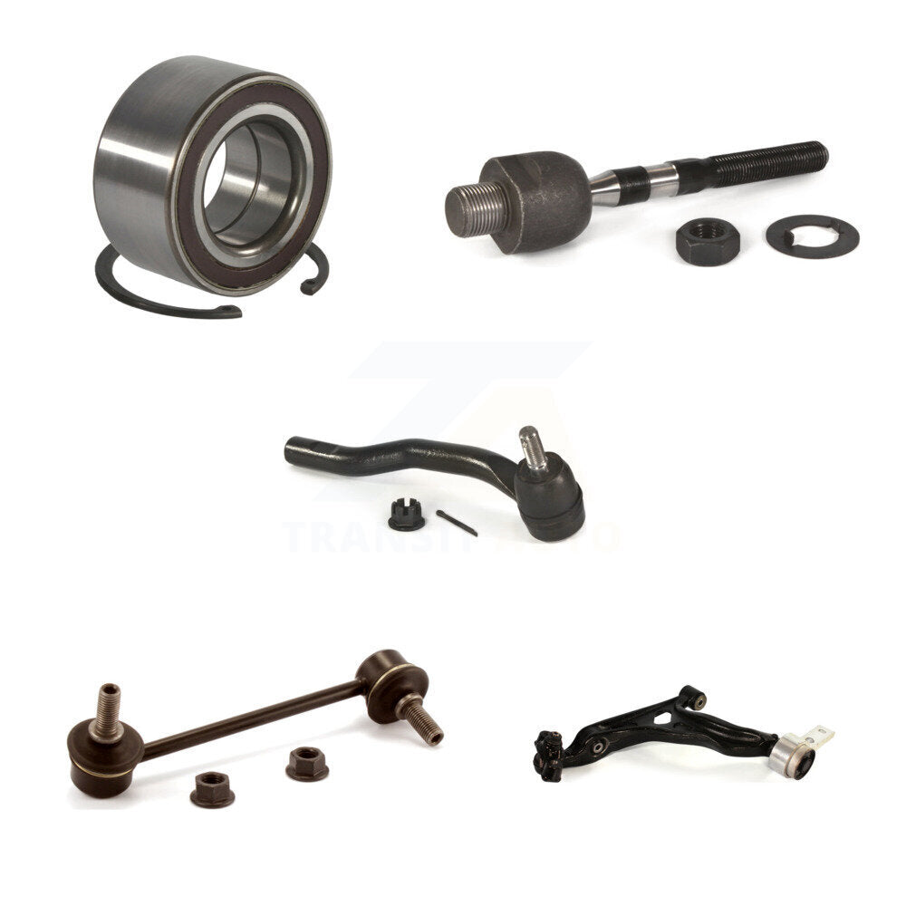 Bearing Lower Control Arm Tie Rod & Link Front Right Kit (5Pc) For Mazda 6 2.5L