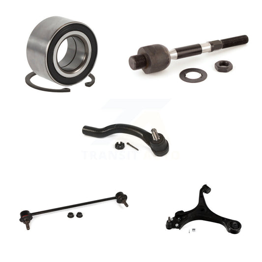 Bearing Lower Control Arm Tie Rod Link Front Right Kit (5Pc) For Honda Civic ILX