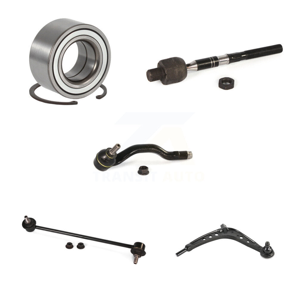 Bearing Lower Control Arm Tie Rod Link Front Right Kit (5Pc) For BMW 325xi 330xi
