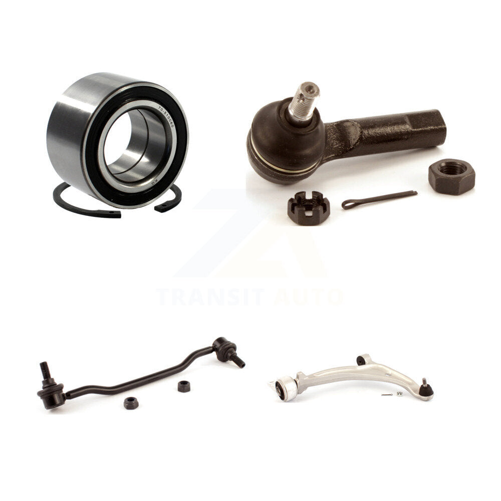 Bearing Lower Arm Outer Tie Rod & Link Front Right Kit For Nissan Altima Maxima