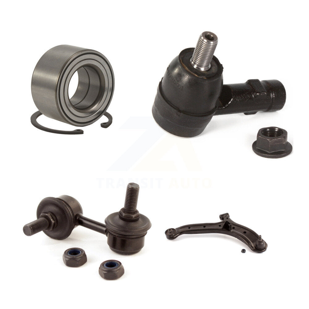 Bearing Lower Arm Outer Tie Rod & Link Front Right Kit For 00-05 Hyundai Accent