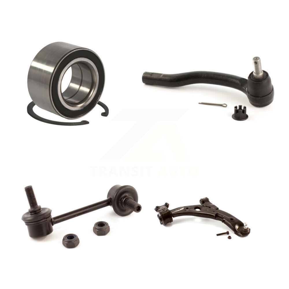 Bearing Lower Arm Outer Tie Rod & Link Front Right Kit For 2007-2012 Mazda CX-7