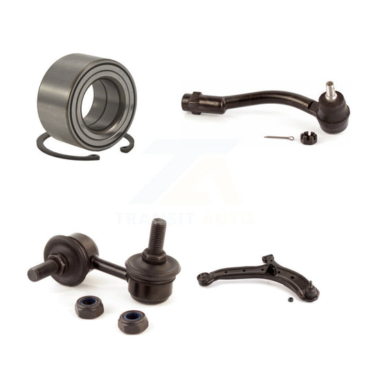 Bearing Lower Control Arm Outer Tie Rod Link Front Right Kit For Hyundai Accent