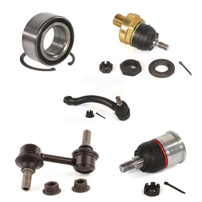 Bearing Upper Lower Ball Joint Outer Tie Rod & Link Front Left Kit For Acura TL
