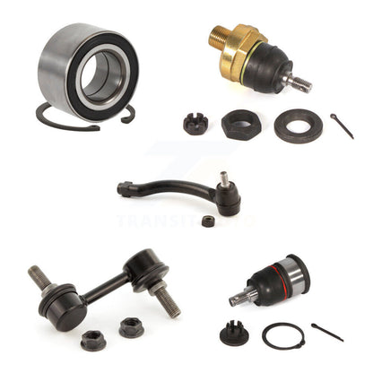 Bearing Upper Lower Ball Joint Outer Tie Rod & Link Front Left Kit For Acura TL