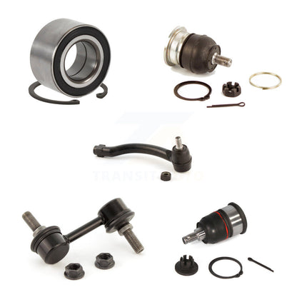 Bearing Upper Lower Ball Joint Outer Tie Rod & Link Front Left Kit For Acura TL