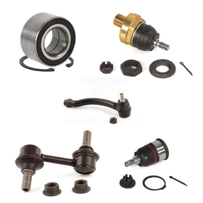 Bearing Upper Lower Ball Joint Outer Tie Rod & Link Front Left Kit For Acura TL