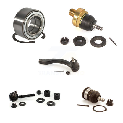 Bearing Upper Lower Ball Joint Outer Tie Rod Link Front Left Kit (5Pc) For Acura