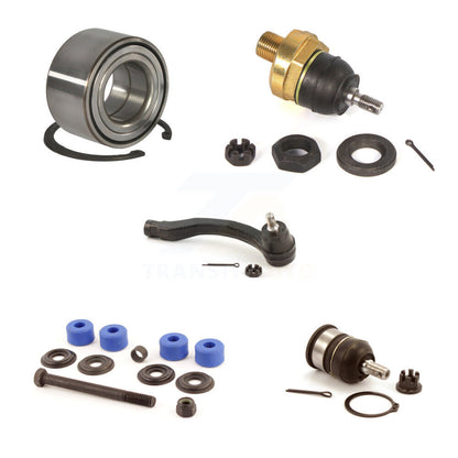 Bearing Upper Lower Ball Joint Outer Tie Rod Link Front Left Kit For Honda Civic