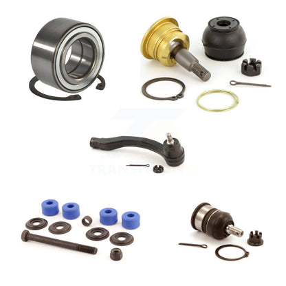 Bearing Upper Lower Ball Joint Outer Tie Rod Link Front Left Kit For Honda Civic