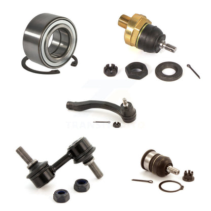 Bearing Upper Lower Ball Joint Outer Tie Rod Link Front Left Kit For Honda Civic