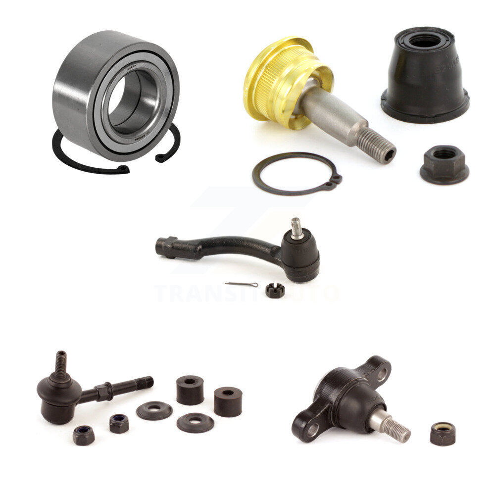 Bearing Upper Lower Ball Joint Outer Tie Rod Link Front Left Kit For Kia Amanti