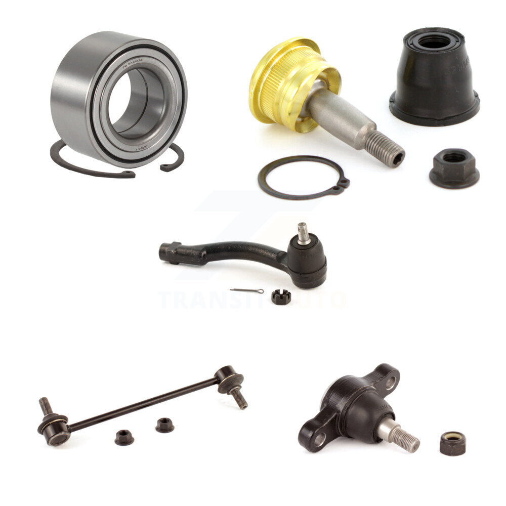 Bearing Upper Lower Ball Joint Outer Tie Rod Link Front Left Kit For Kia Optima