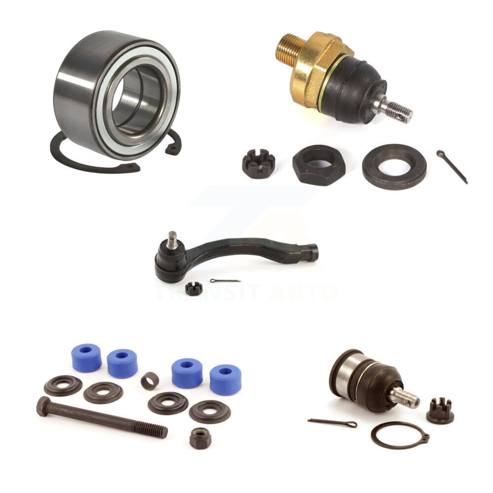 Bearing Upper Lower Ball Joint Outer Tie Rod End Link Front Right Kit For Honda