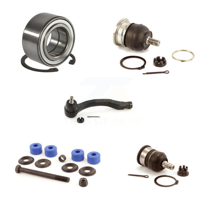 Bearing Upper Lower Ball Joint Outer Tie Rod & Sway Bar Link Front Right Kit For