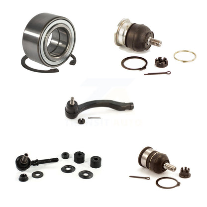 Bearing Upper Lower Ball Joint Outer Tie Rod Link Front Right Kit (5Pc) For del