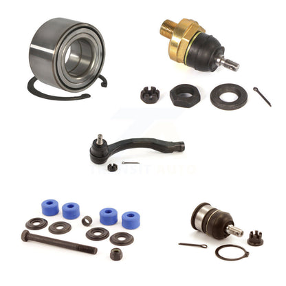 Bearing Upper Lower Ball Joint Outer Tie Rod & Sway Bar Link Front Right Kit For
