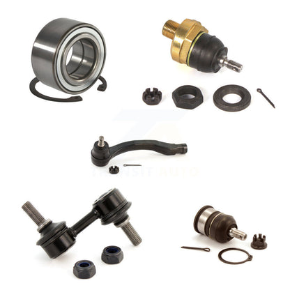 Bearing Upper Lower Ball Joint Outer Tie Rod & Sway Bar Link Front Right Kit For