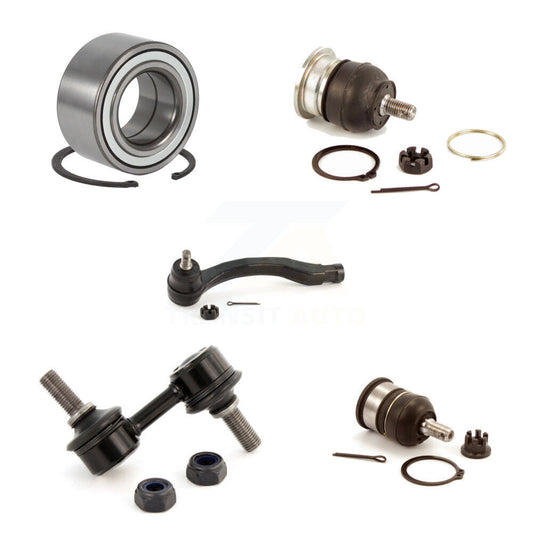 Bearing Upper Lower Ball Joint Outer Tie Rod Link Front Right Kit For Honda CR-V