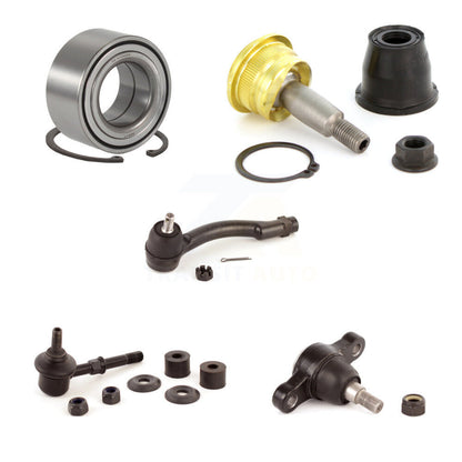 Bearing Upper Lower Ball Joint Outer Tie Rod Link Front Right Kit (5Pc) For Kia
