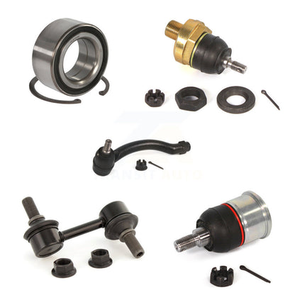 Bearing Upper Lower Ball Joint Outer Tie Rod & Link Front Right Kit For Acura TL
