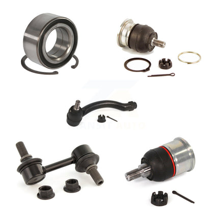 Bearing Upper Lower Ball Joint Outer Tie Rod & Link Front Right Kit For Acura TL