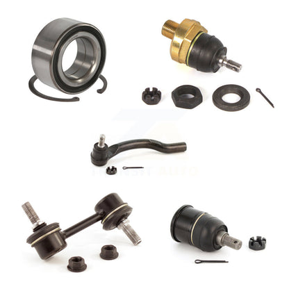 Bearing Upper Lower Ball Joint Outer Tie Rod Link Front Right Kit (5Pc) For TSX