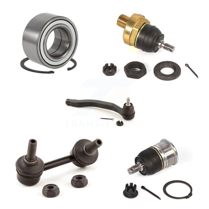 Bearing Upper Lower Ball Joint Outer Tie Rod & Link Front Right Kit (5Pc) For TL