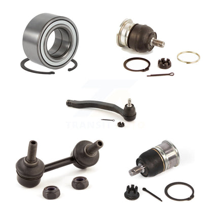 Bearing Upper Lower Ball Joint Outer Tie Rod & Link Front Right Kit (5Pc) For TL