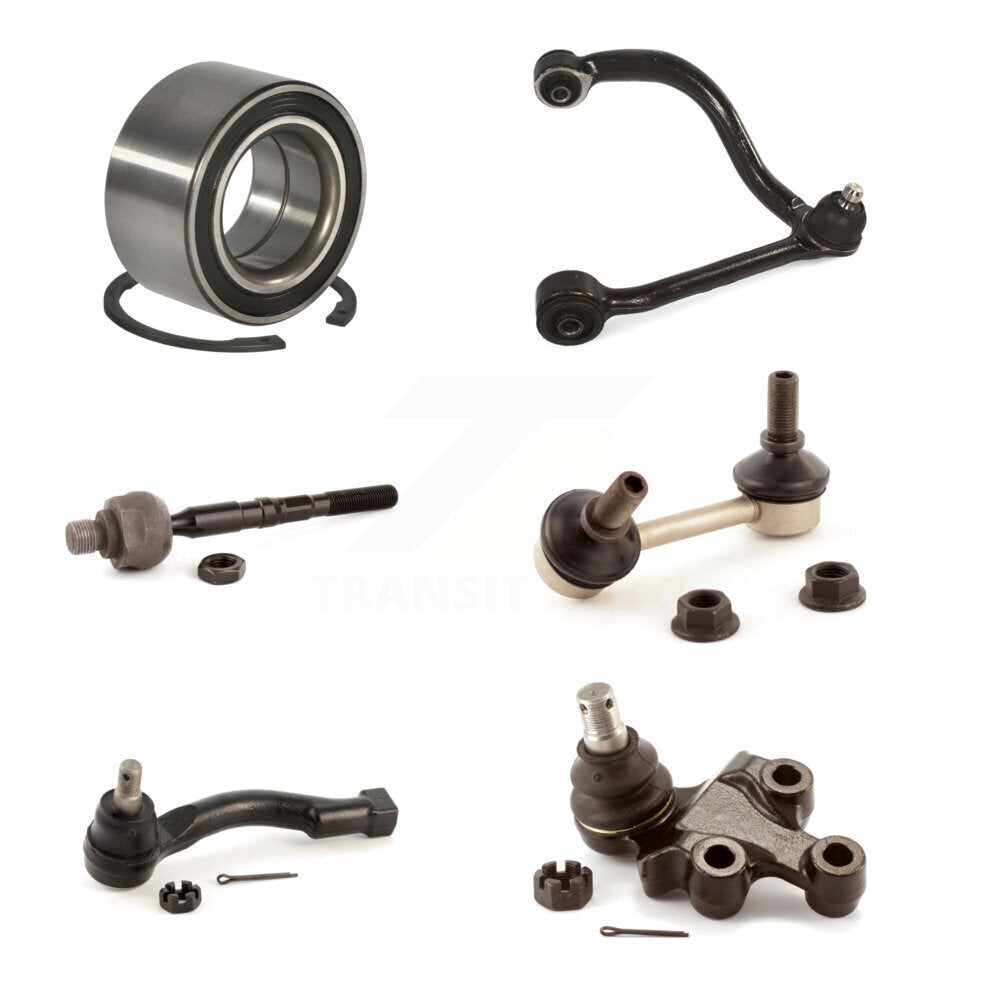 Bearing Upper Arm Lower Ball Joint Tie Rod & Link Front Left Kit For Kia Sorento